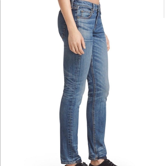 RAG & BONE The Dre MidRise Slim Boyfriend Jeans 26 - Picture 2 of 10